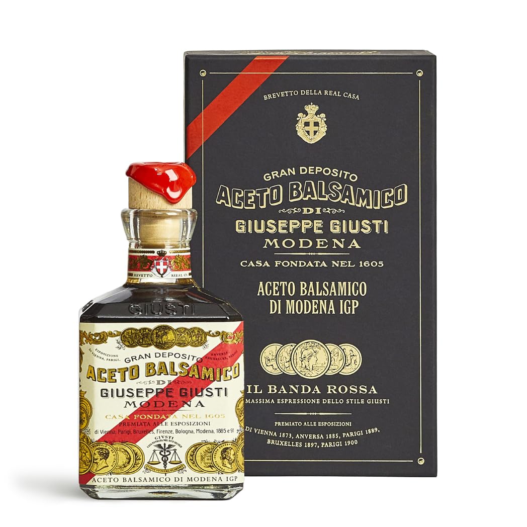 Giusti - Vinaigre Balsamique de Modène IGP 5 Médailles d'Or - 250ml Cubica
