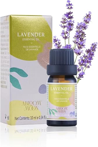 ABLOOM MOON Aceites esenciales de lavanda, aceite esencial natural, aceite esencial para difusor, adecuado para aromaterapia, masaje, cuidado del