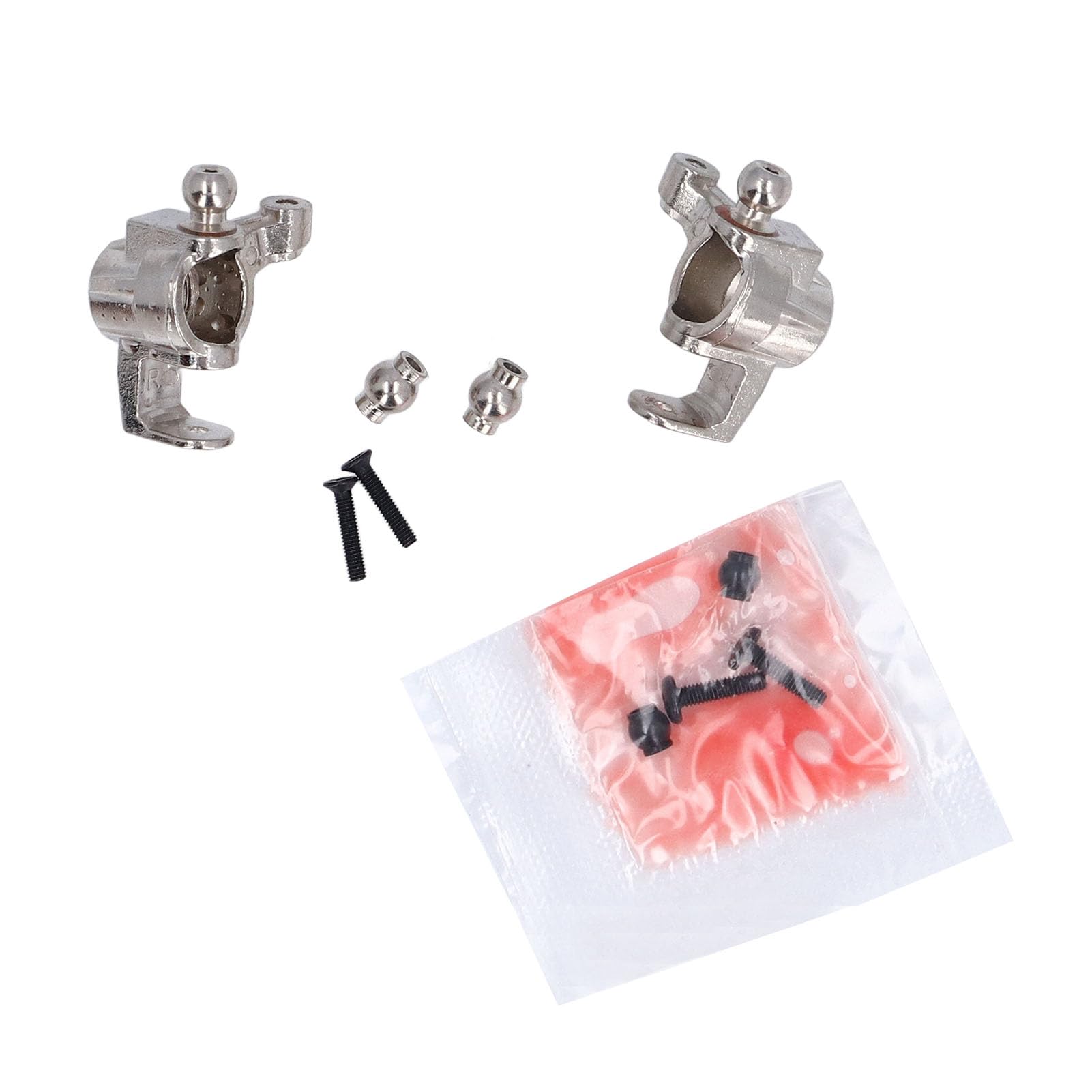 Alomejor Metal RC Steering Cup Kit Sturdy Steering Assembly with High Hardness for Remote Control Car