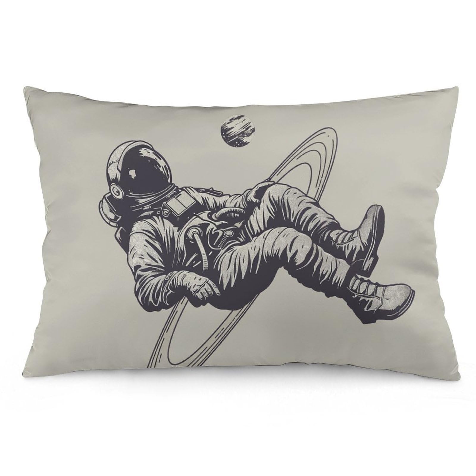 NTVOWPZO 2 Pack Decoration Throw Pillow Covers 12 "x20 Pillowcases Covers Astronauts and Saturn Pillowcases Modern Farmhouse Home Decor Sofa Cushions Covers for Couch Bed Living Room