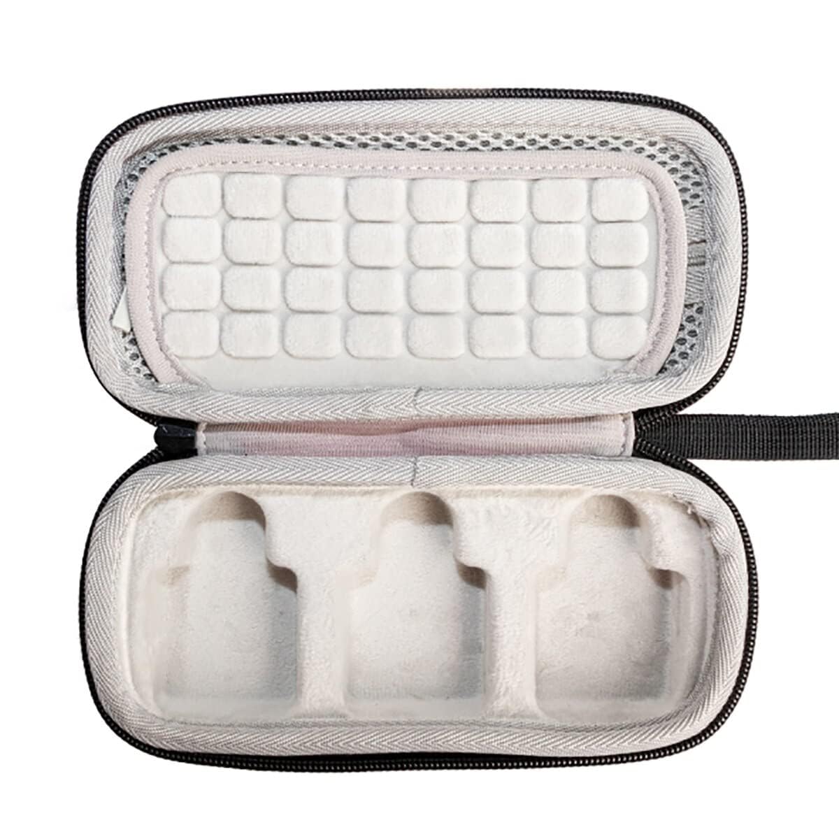 Hard Carry Case With Rode Me,Wireless Go 1 & 2 Microphone,Sc Cables,Fur,Full Kit Travel Waterproof Dust Proof Scratch Resistant Soft Storage Bag Accessory 3 Years Warranty (Black)