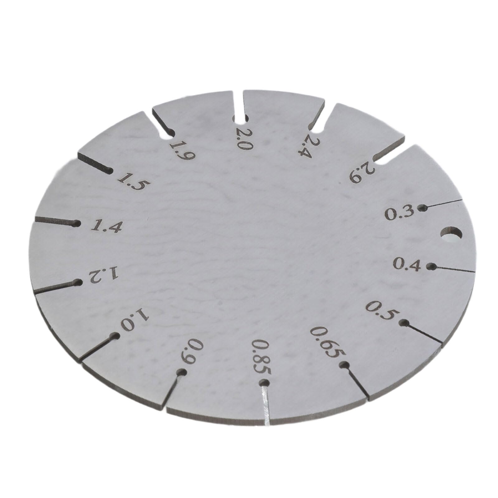 Woedpez Light Weight Metal Size Assessment Tool For Electrical Lines Engineers And Luthiers Featuring 2Mm Accurate Field Work Measurement Instrument