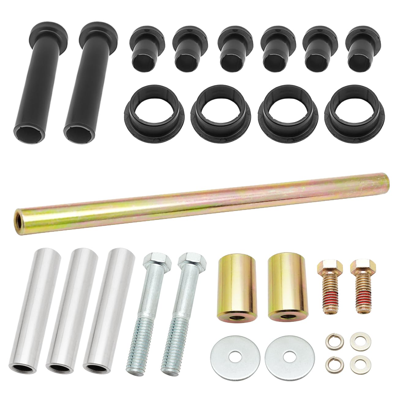 Kit de bagues et axes de bras A arrière (côté gauche ou droit) pour Polaris Sportsman 500 800 2003-2010 Sportsman 400 450 600 700 2003-2007