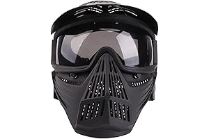 Senmortar Airsoft Mask - Full Face Airsoft Tactical Mask for Enhanced Protection...