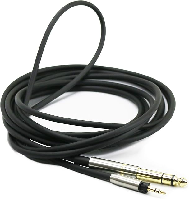 Replacement Audio Upgrade Cable Compatible with Sennheiser HD598, HD558, HD518, HD598 Cs, HD598 SR, HD599, HD569, HD579 Headphones 3meters/9.9feet