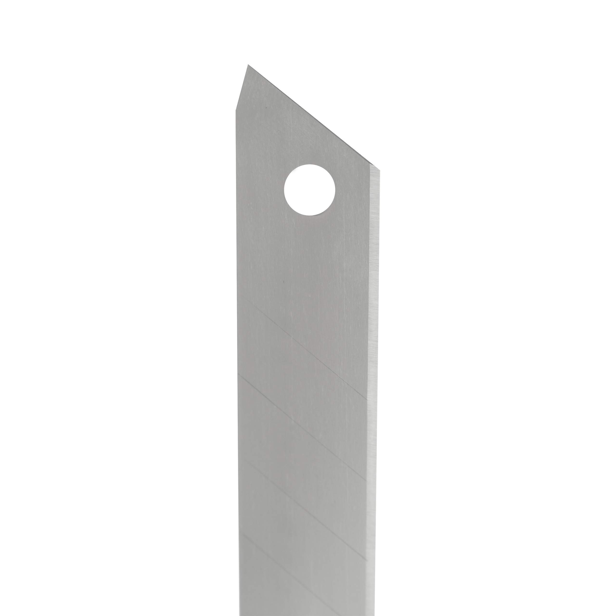 Relaxdays Set da 1200 Lame di Ricambio per Taglierino 7 Punti di Rottura Affilate 18 mm in Acciaio al Carbonio, Argento