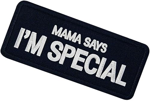 Miniatura 10 de Mama Says I'm Special Tactical Morale Emblem - Parche de gancho y bucle bordado
