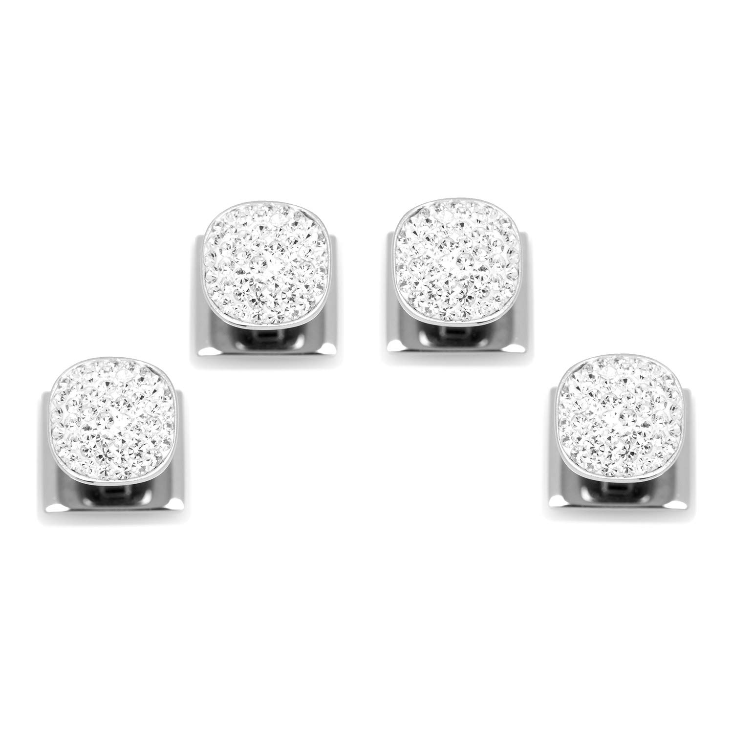 Ox and Bull Trading Co. White Pave Crystal Studs