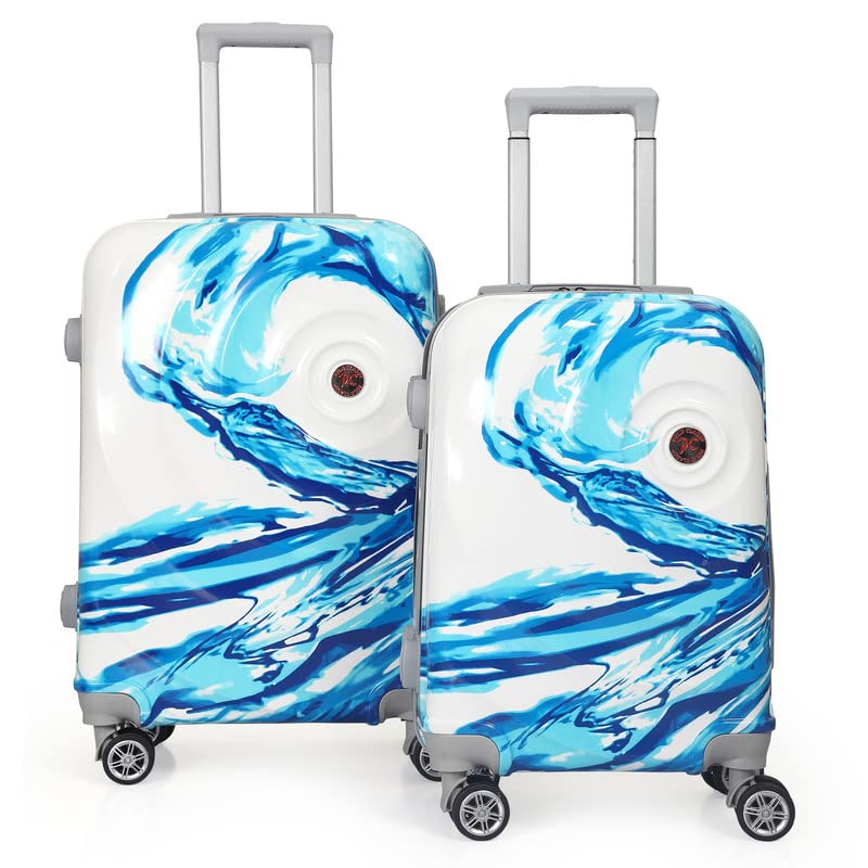 Image of Polo Class 2Pc Set Trolley Bag (20 /28 inch)-Blue