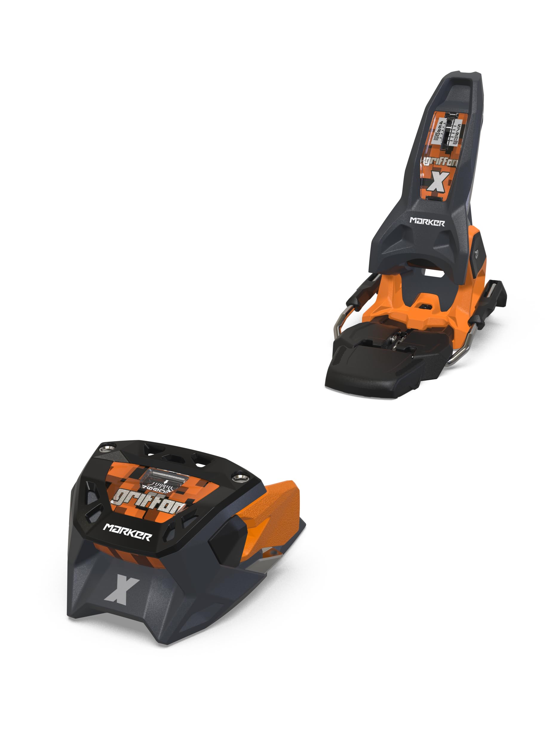 Marker - Fixations De Ski Griffon X 13 90mm Graphite Orange - Homme - Taille Taille Unique - Gris