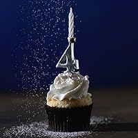 Vista 3 de Mariposa Juego de portavelas con números plateado brillante regalos candelabros aluminio fundido arenado reciclado hecho a mano en México