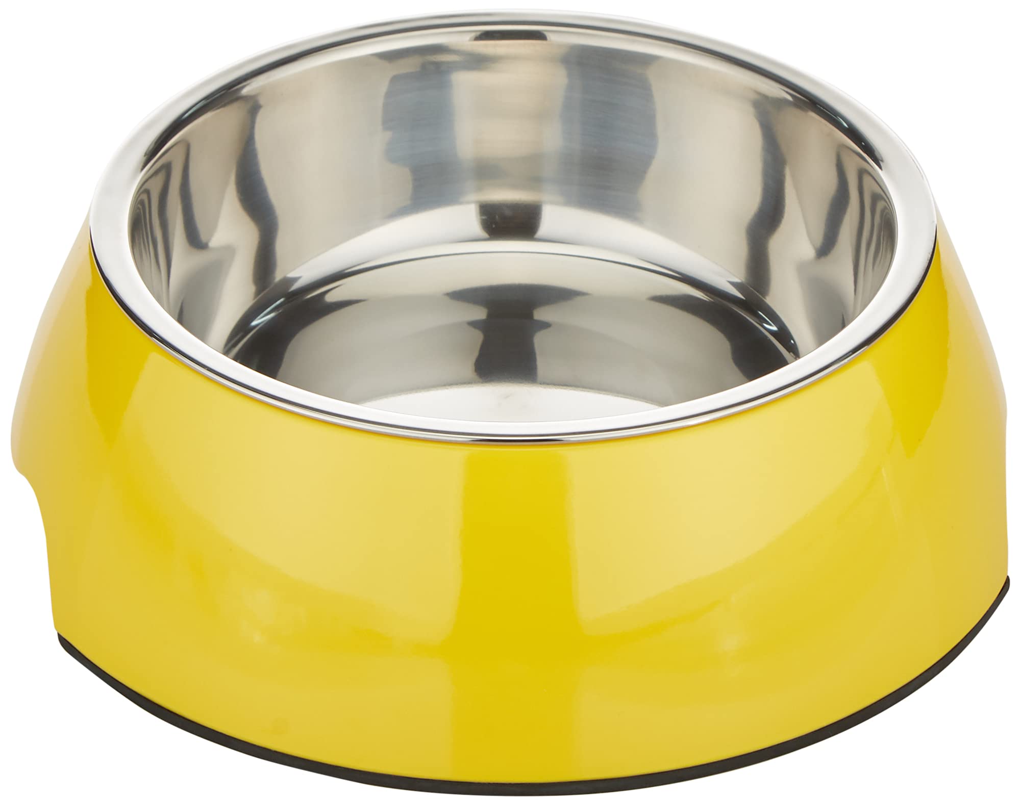 Nutrapet Mustard Yellow Large Round Bowl