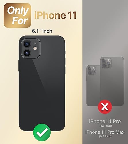 Miniatura 8 de Miss Arts Funda para iPhone 11 Pro Max, funda con soporte de anillo de lujo galvanizado con correa, bonita funda de TPU suave para iPhone 11 Pro Max