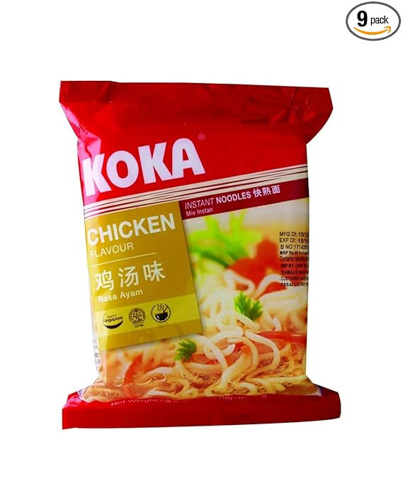 Koka Signature Chicken Flavoured Noodles(85g x 9 Packs) 