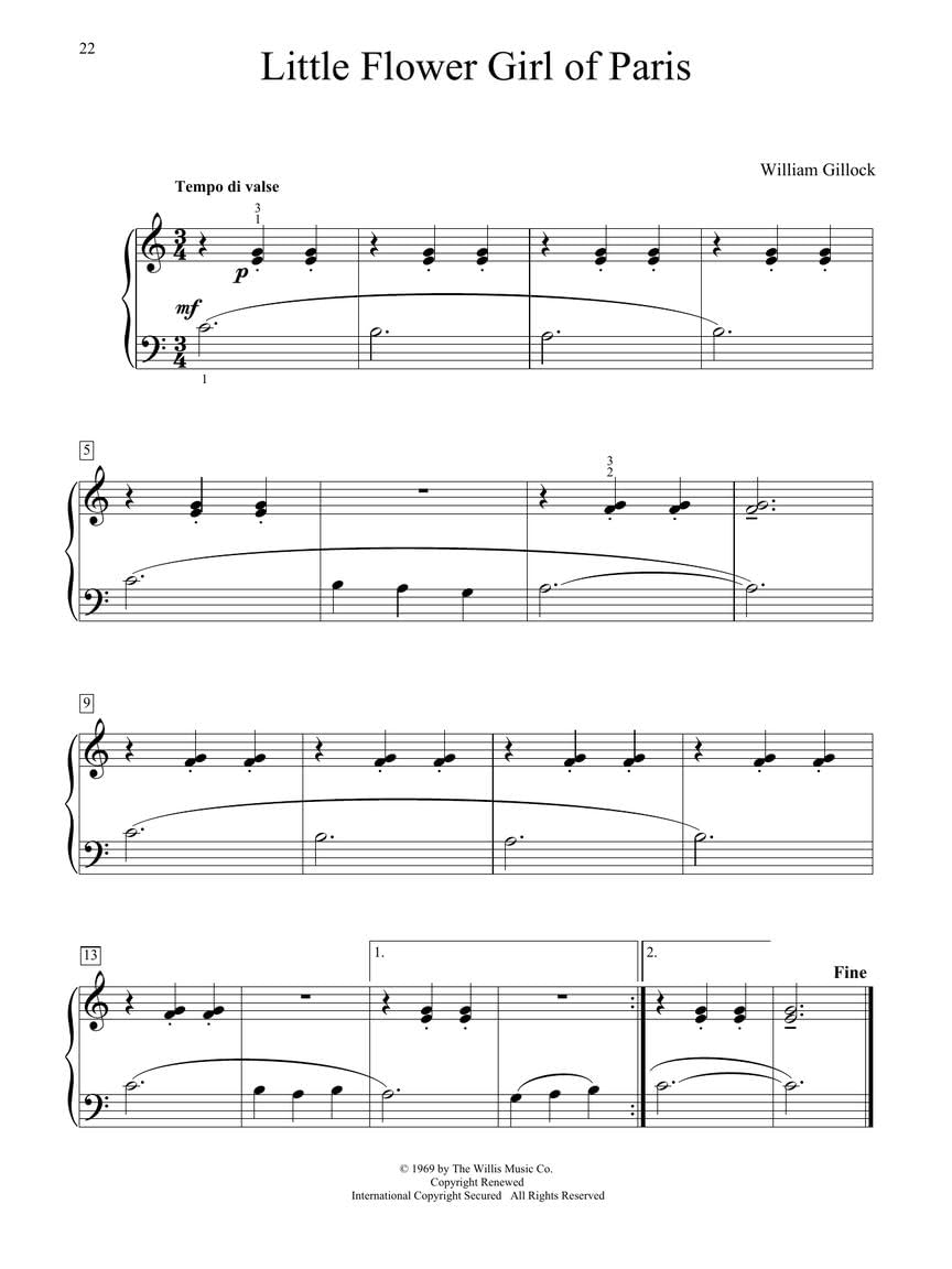 William gillock : accent on solos - complete - piano: Early to Later Elementary Level
