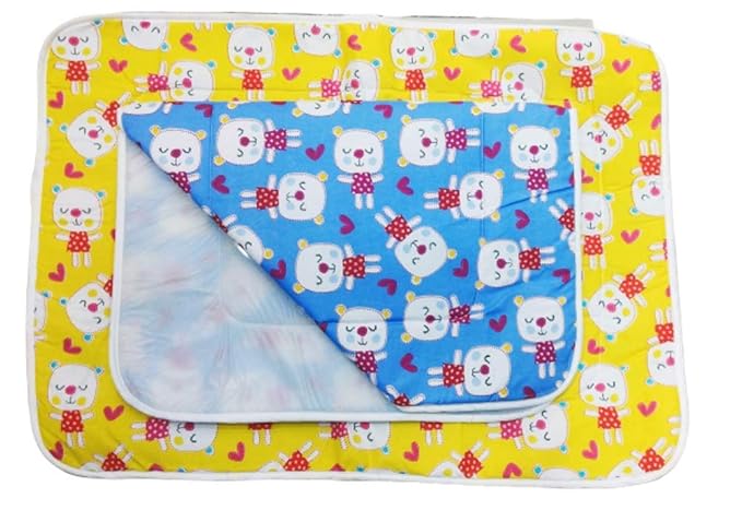 Dazzlia Baby Diaper Changing mat/Bed Protector/Godadi Multi Color (Combo 2 boy)