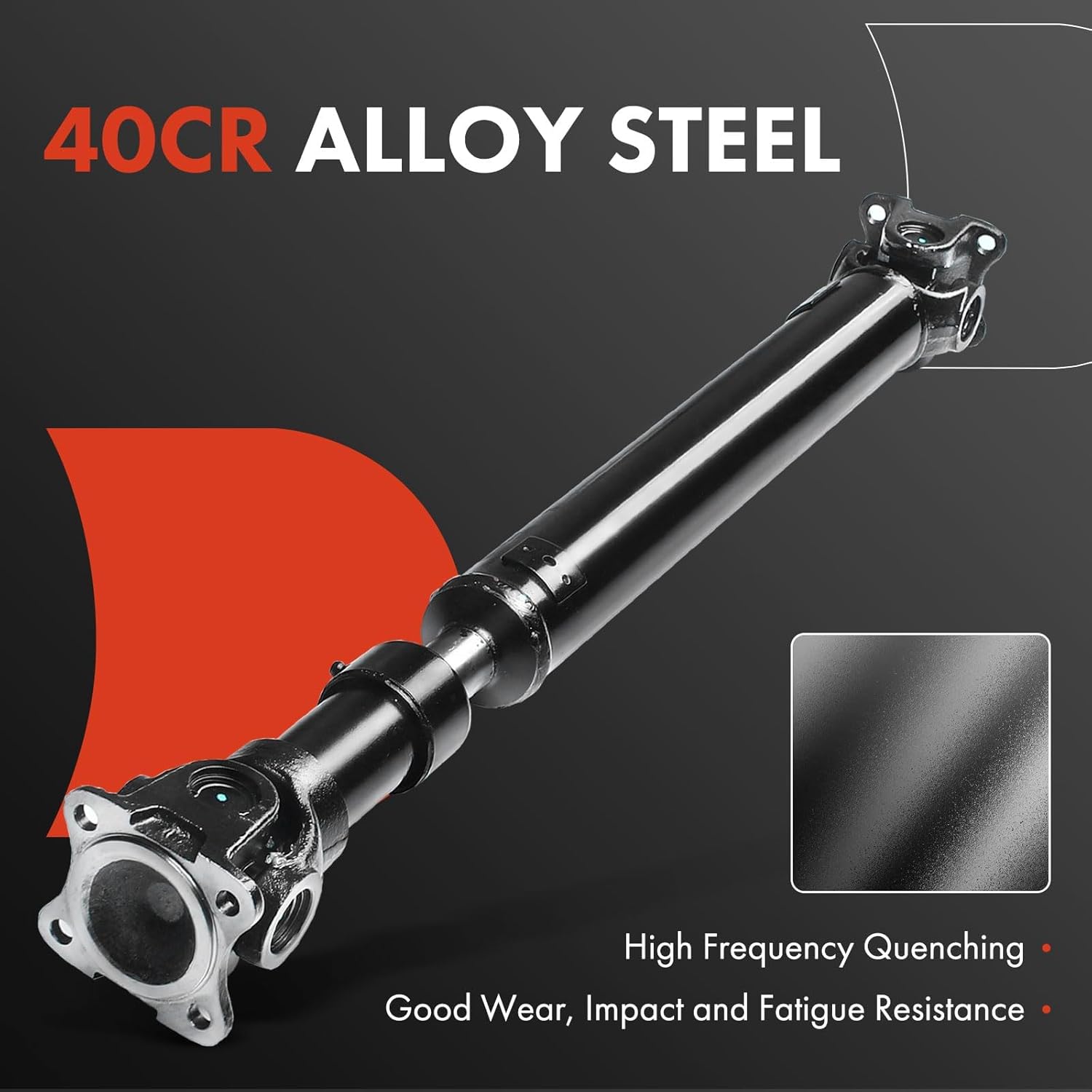 A-Premium Front Drive Shaft Prop Shaft Driveshaft Assembly Compatible with Mercedes-Benz W203 Series C240, C320 2003-2005, C280, C350 2006-2007, AWD Automatic Transmission, Replace# 2034106106