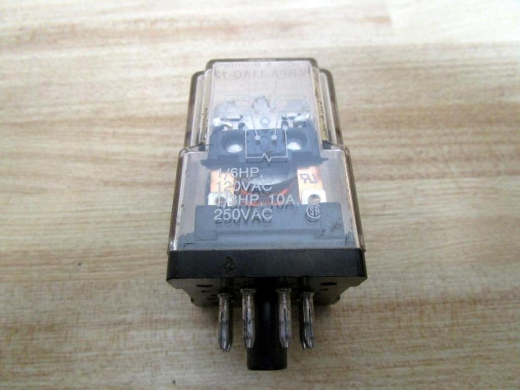 TE CONNECTIVITY/POTTER & BRUMFIELD KRPA-11AG-120 Power Relay, DPDT, 120VAC, 10A, Plug in