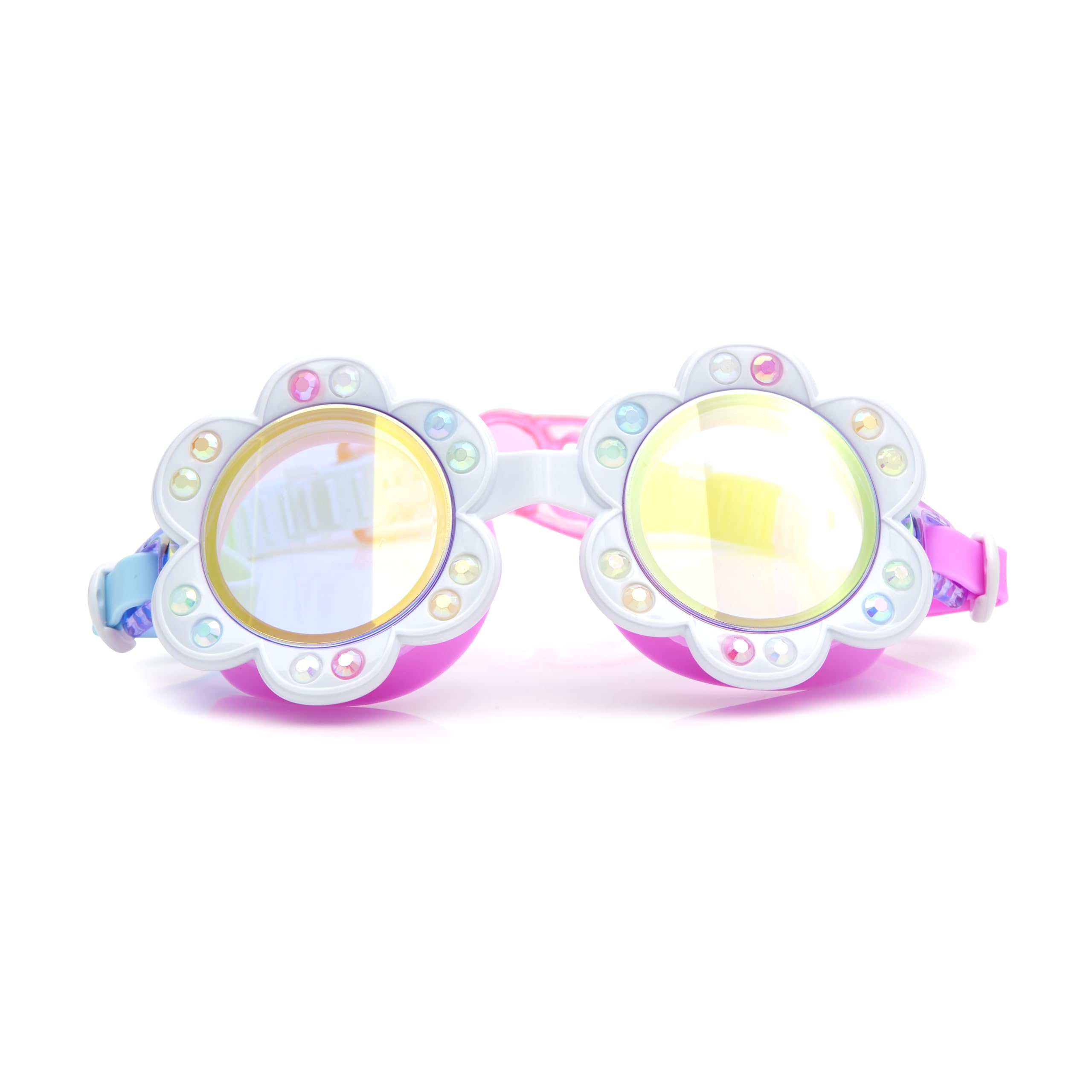 Bling2O - DANDI Blanch Blossom, Gafas de natación infantiles. Más 6 años