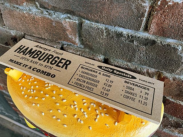 Amazon｜ハンバーガー シェルフ HUMBURGER SHELF 壁面 装飾 収納 棚