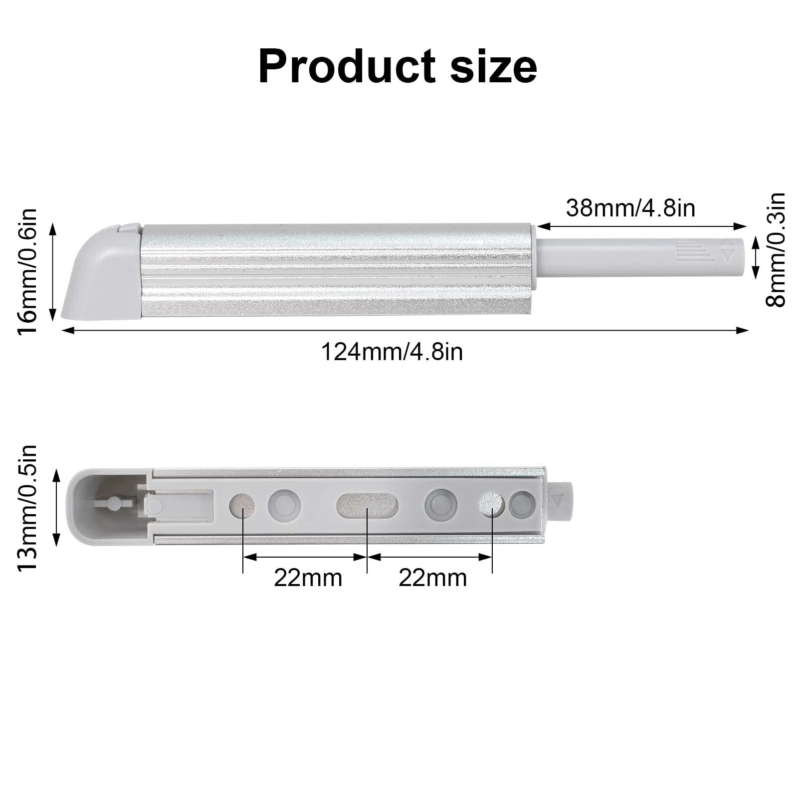 Meccanismi Push Pull Magnetici Per Ante E Cassetti: Apertura A Pressione, Invisibile - Foto 4