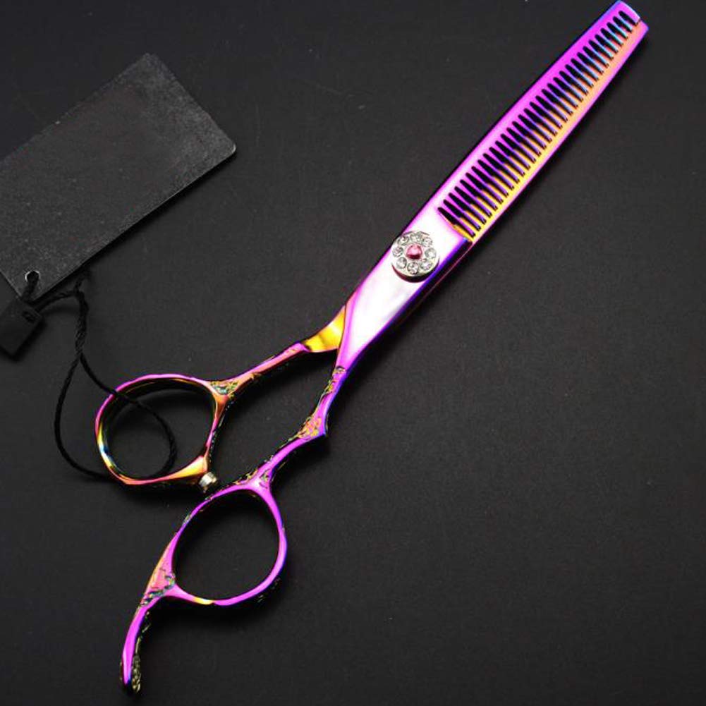 Hohe Härte Edelstahl Leicht und Scharf Barbier Haare Schneiden & Ausdünnen friseurscheren für Salon Friseur oder zu Hause,6inchset