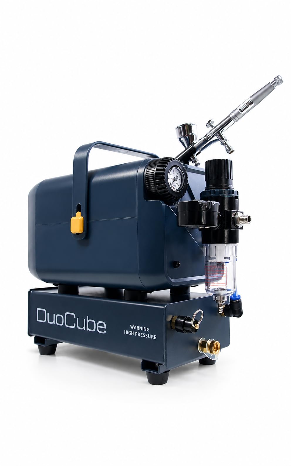 Amazon.co.jp: DePes エアブラシ コンプレッサー DuoCube【快適塗装