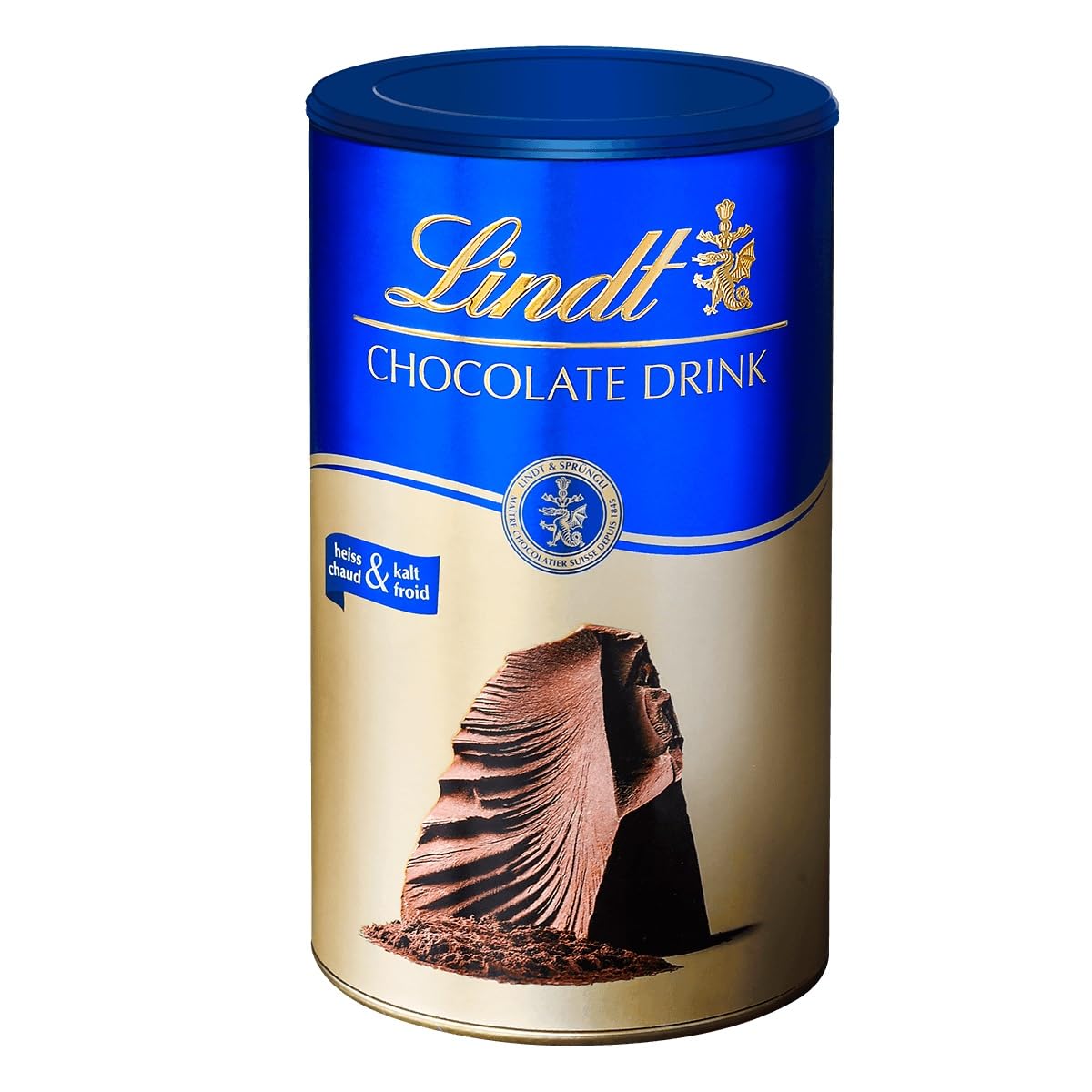 Lindt Schokolade | Chocolate Drink Kakaopulver | 300g | Schokoladen-Drink aus feinster Lindt Vollmilch-Schokolade kalt und heiß genießbar | Schokoladen-Getränk