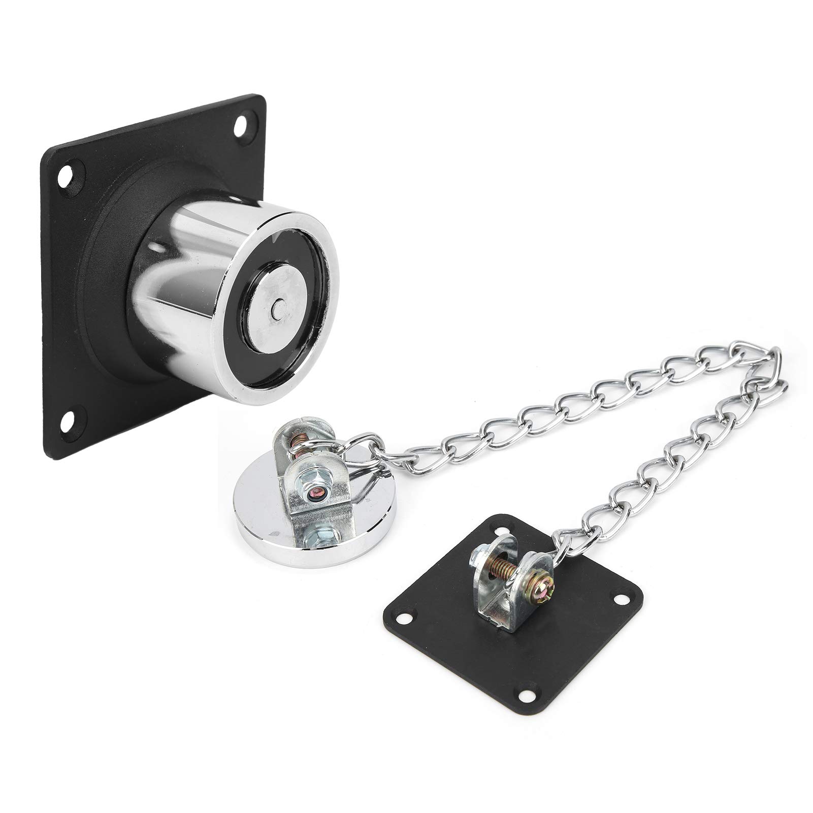 Tbest Elektromagnetyczny Trzymacz Drzwi 12V/24V, 132.3 Funta, ze Staliwa,