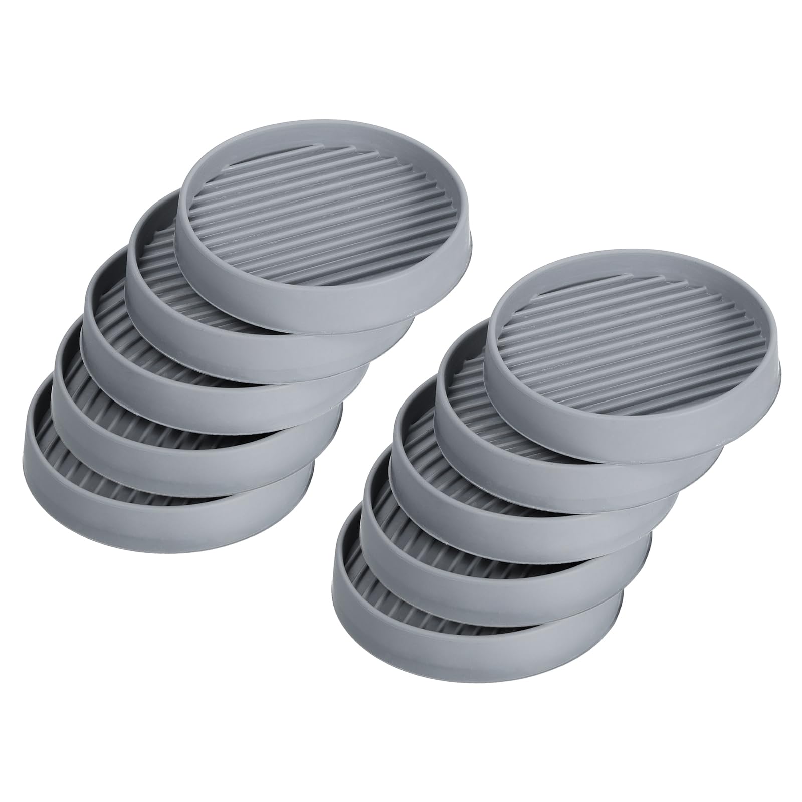 uxcell Chair Leg Floor Protectors,10Pcs 3", Rubber Round Non-Slip Furniture Pads