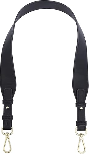 WADORN Correa de hombro ancha de repuesto, 31.5 pulgadas de piel sintética, asas para bolso de mano, correa para bolsa de hombro con hebillas de
