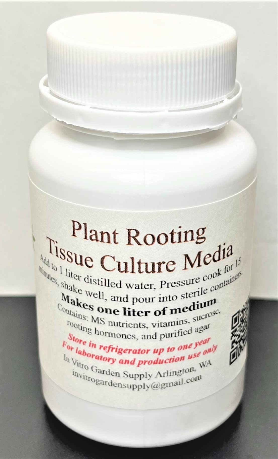 Plant Rooting Tissue Culture Media - Pre Mixed with Sugar, Vitamins, nutrients, and Rooting Hormones