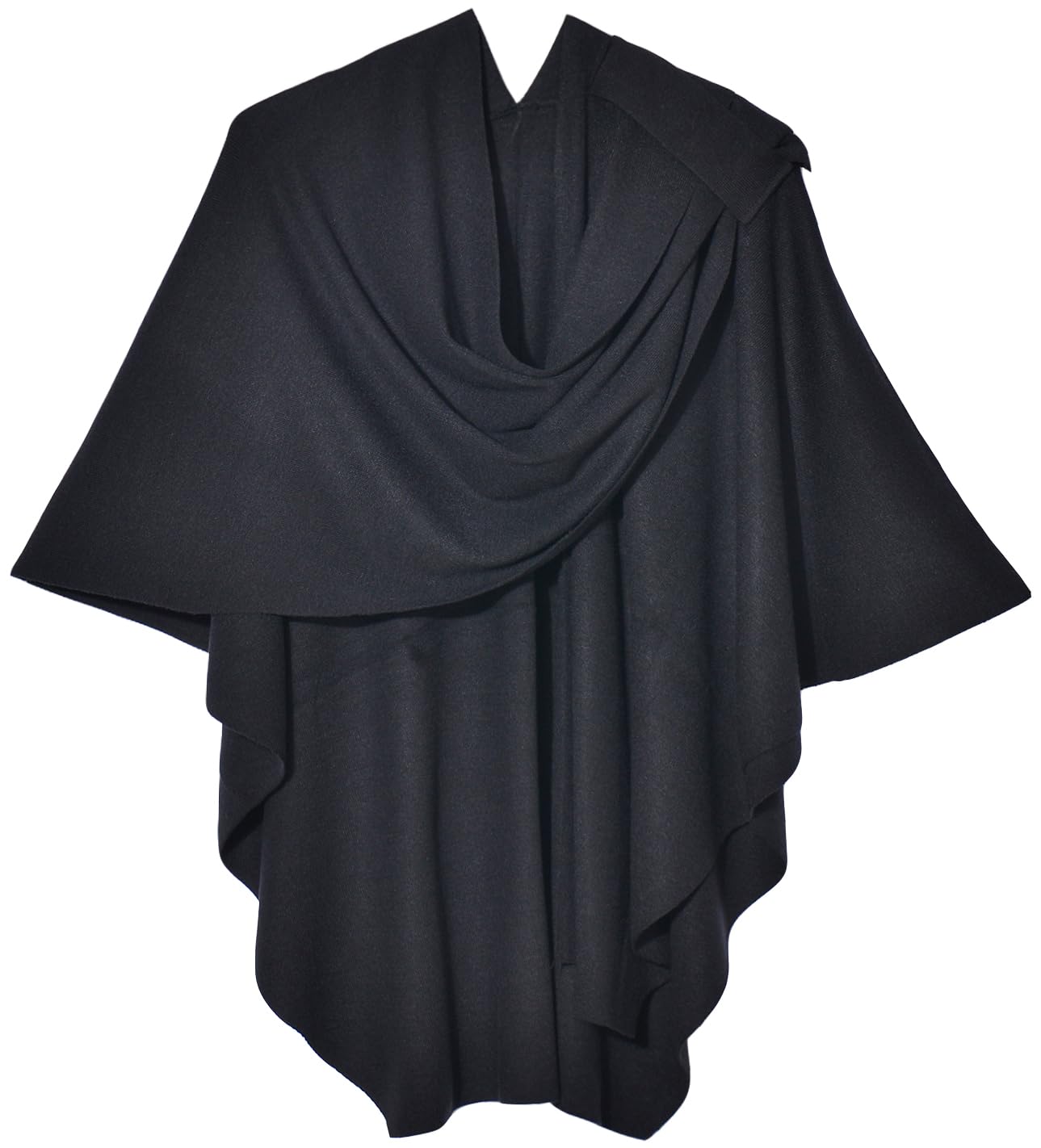 Donna Poncho Sciarpa Cashmere Feeling Maglia Cappellino Cardigan Per Donna Regalo Per La Madre