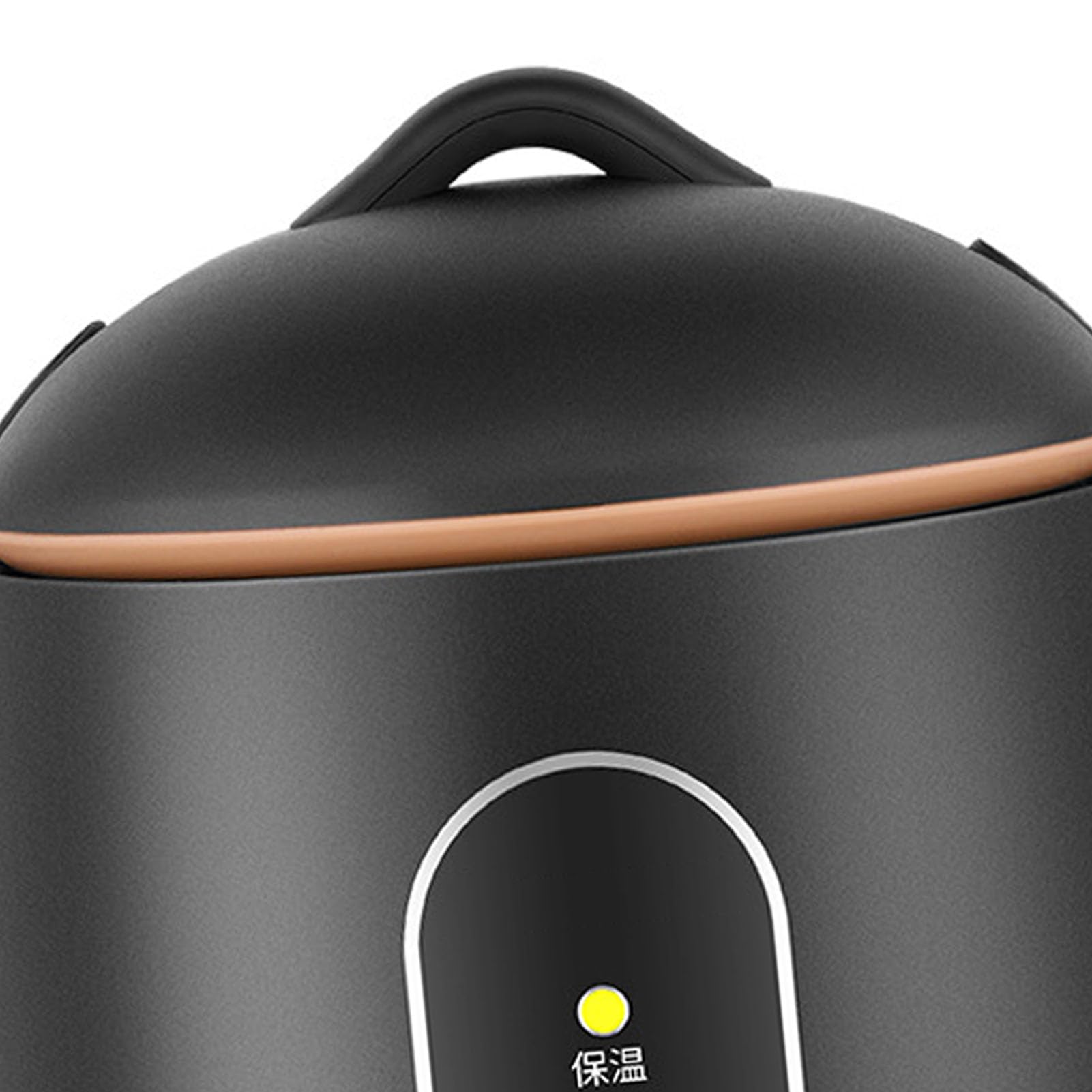 Mini Reiskocher 1.2L, Automatischer Thermokocher mit Dampfkorb, Kompakt für Studentenzimmer und kleine Küchen