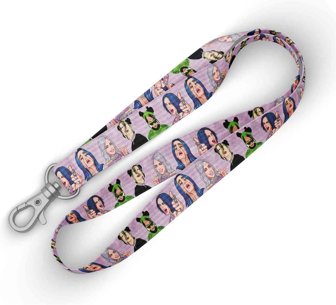 Music Lanyard, Lanyard for Keychain, Lanyard for ID Badges and Keys Combining Comfort, Style, Billie Keychain, Cameras and Functionality for Everyday Use