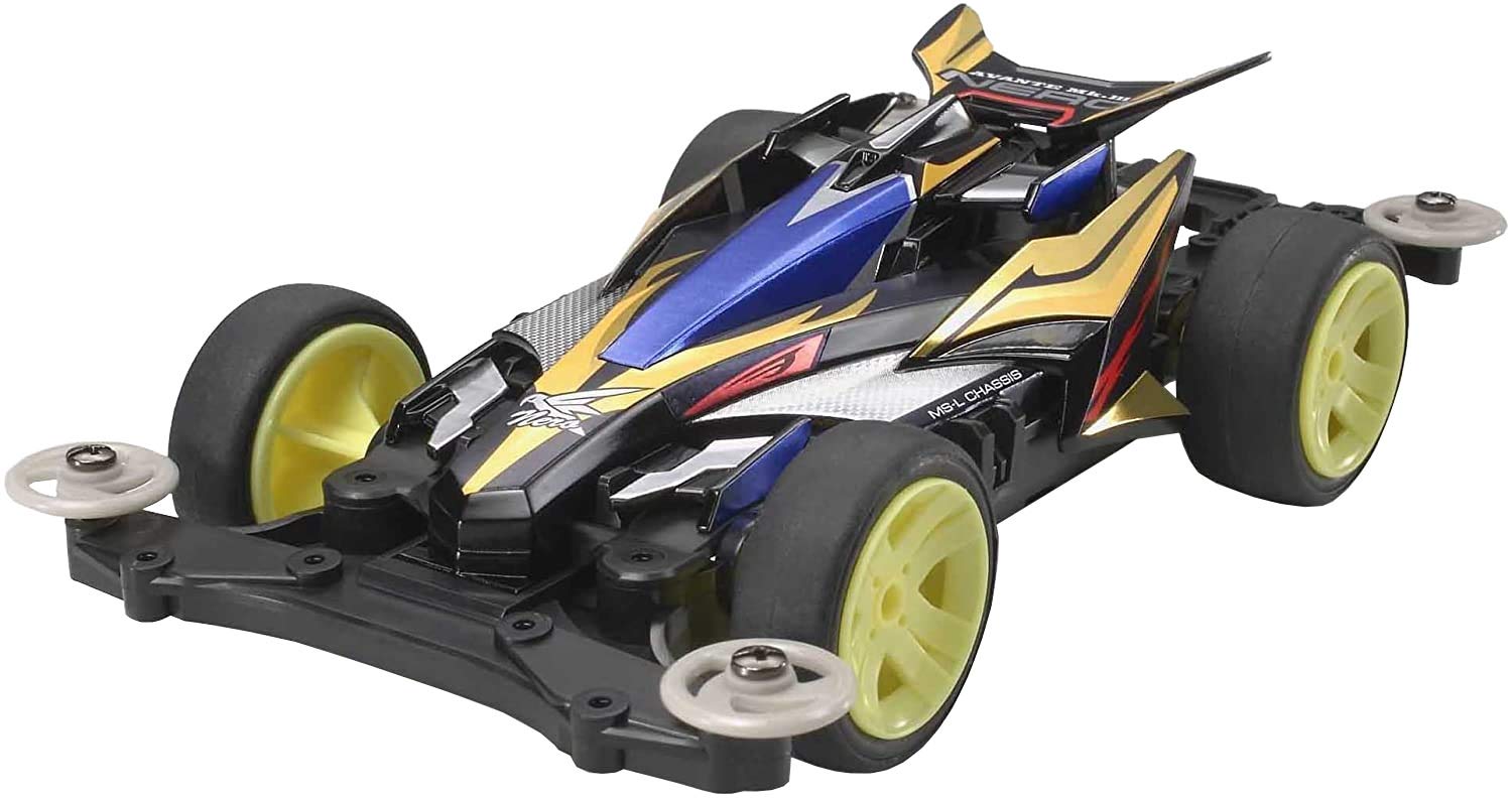 Tamiya 18627 Mini 4WD PRO Series No. 27 Anteriore Mk.3 Nero MS Telaio