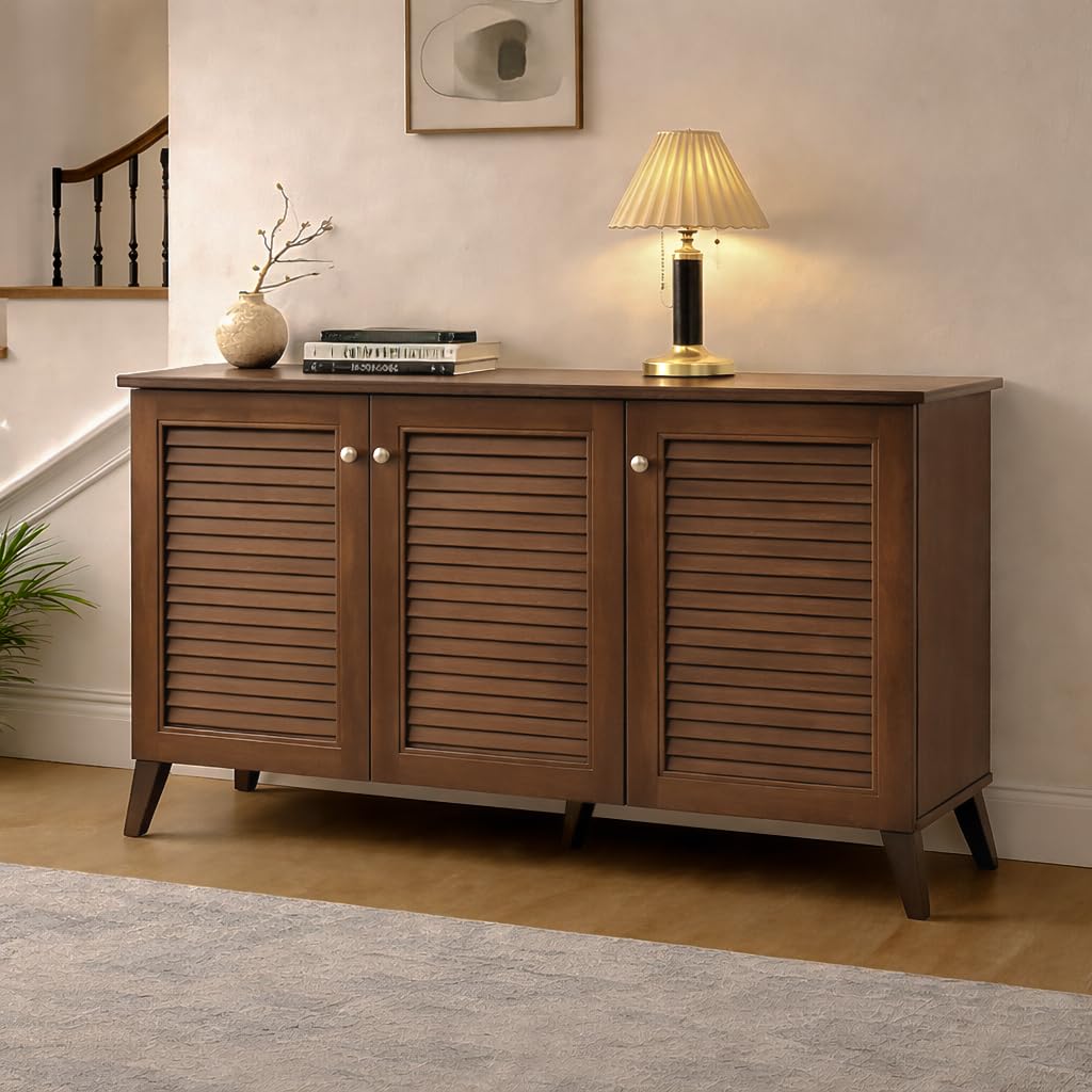 3 Door Engineered Wood Wardrobe for Bedroom | Cabinet Storage for Everyday Utility | Modern Storage Almirah | Clothes Storage Cupboard for Bedroom Living Room (Walnut, 3 Door)-image-29