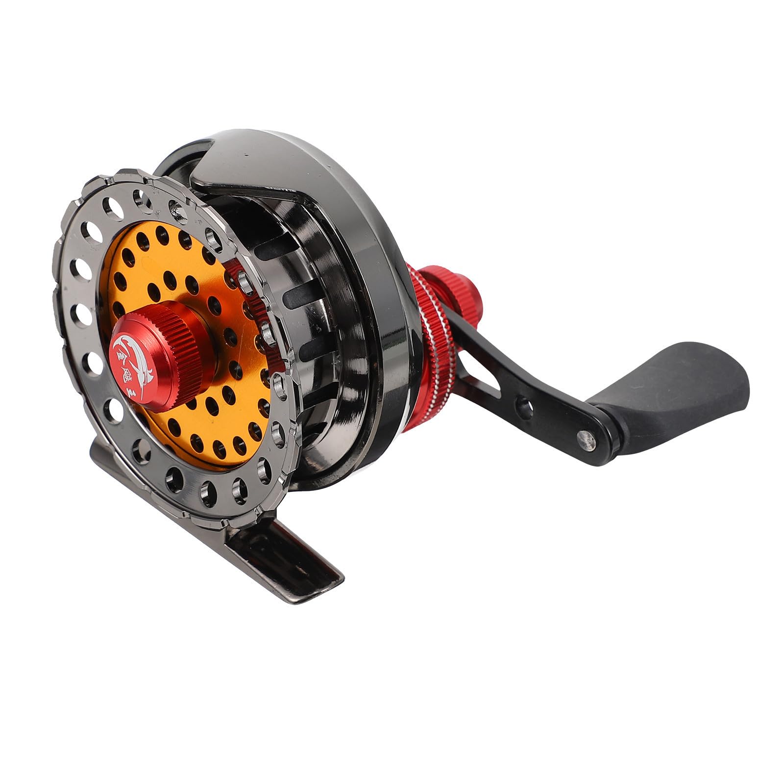 Metal Fishing Reel Model 60 Portable Foldable No Shaking for Rivers Lakes
