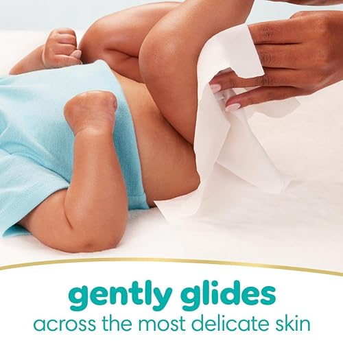 Miniatura 11 de Pampers Baby Dry Pañales desechables para bebé, talla 7, suministro de 2 meses (2 x 108 unidades) con toallitas sensibles a base de agua, 12