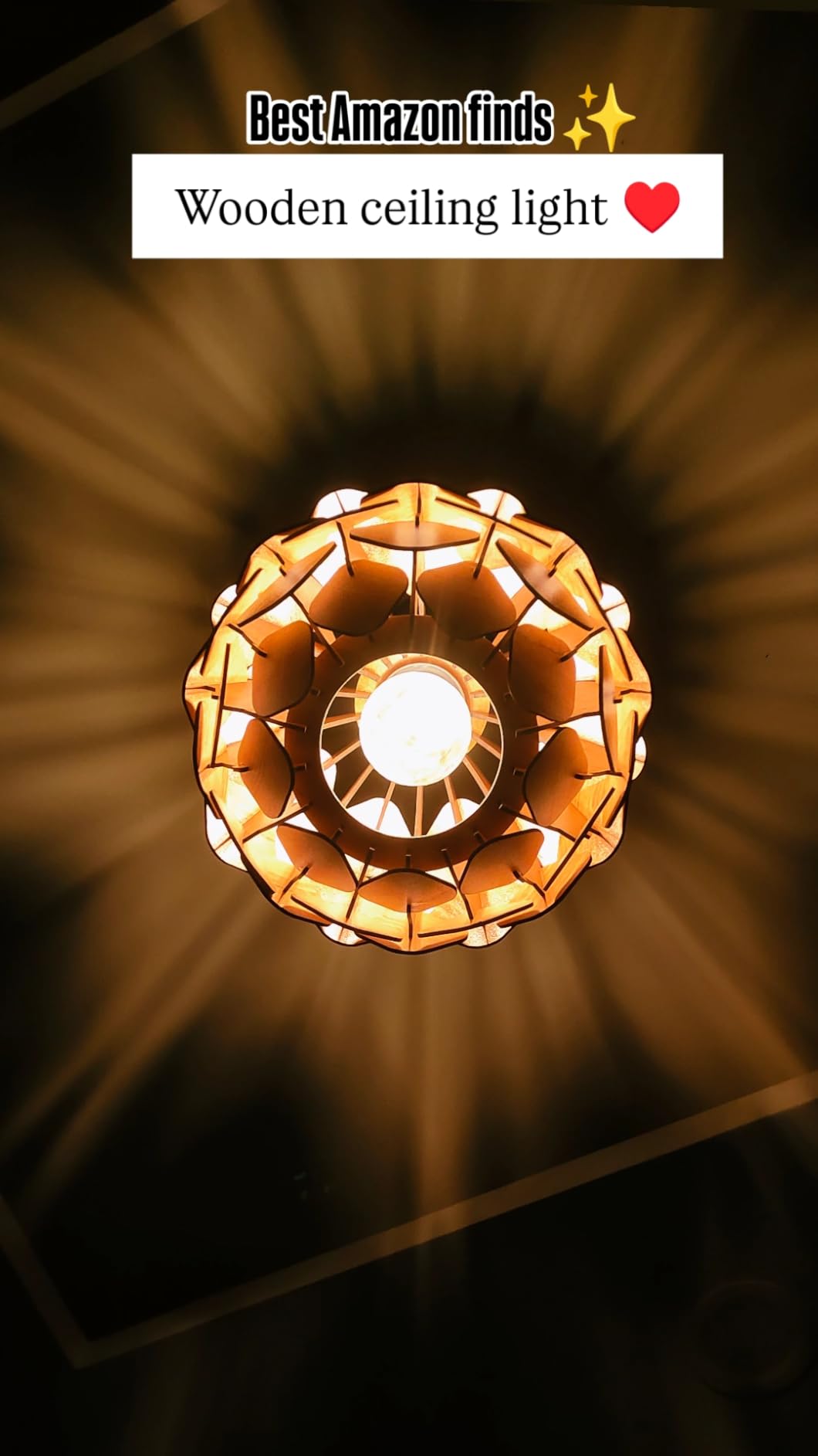 Chandelier Wooden Ceiling Lamp
