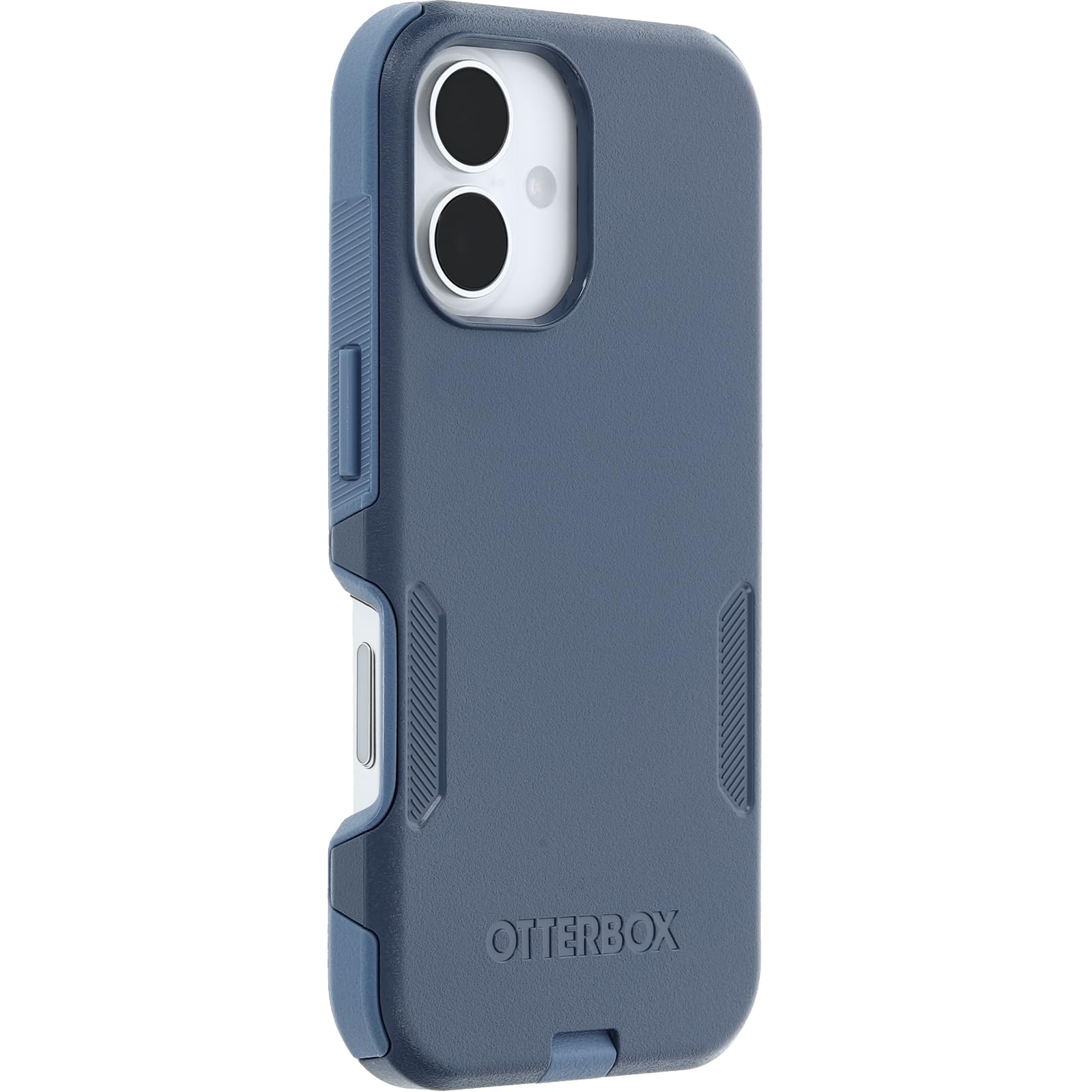 OtterBox Cover per iPhone 16 Commuter Series MagSafe, resistente a shock e cadute, testata 3x norme MIL-STD 810G, Blu