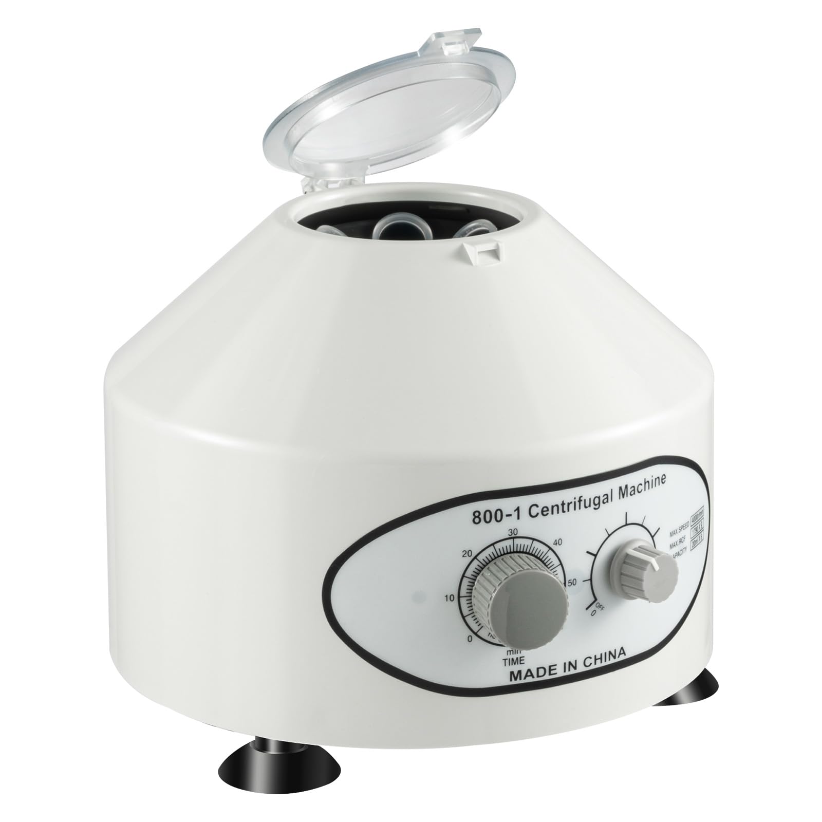 Hansemay Centrífuga de laboratorio eléctrica médica 6x20ml 800-14000U/m