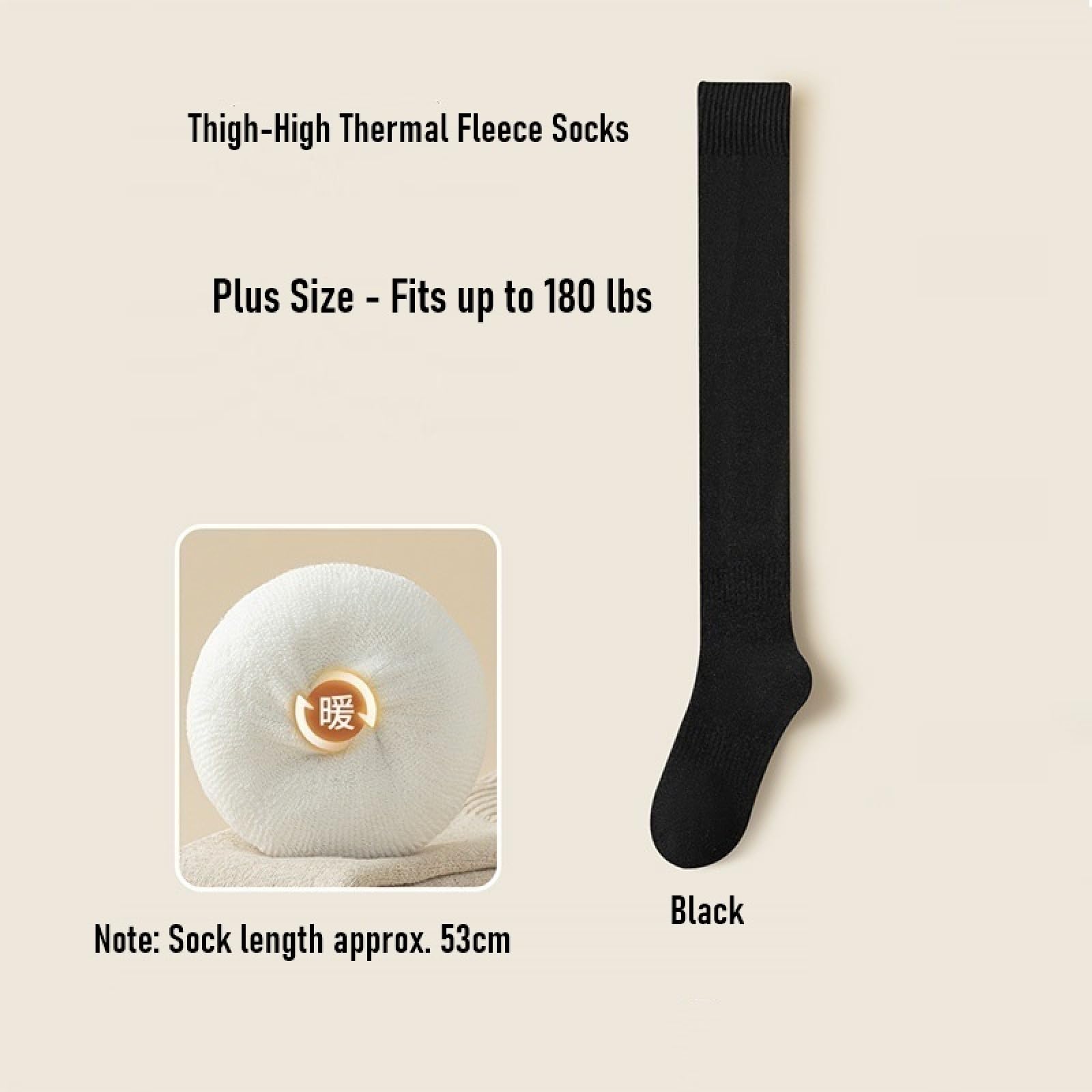 3 Pares De Calcetines Más Anchos Y Más Grandes,Medias Para Botas, Calcetines Hasta El Muslo,Punto De Algodón Extralargo, Cálido, Grueso,Alto,Largo,Calentadores De Piernas Para Mujer,