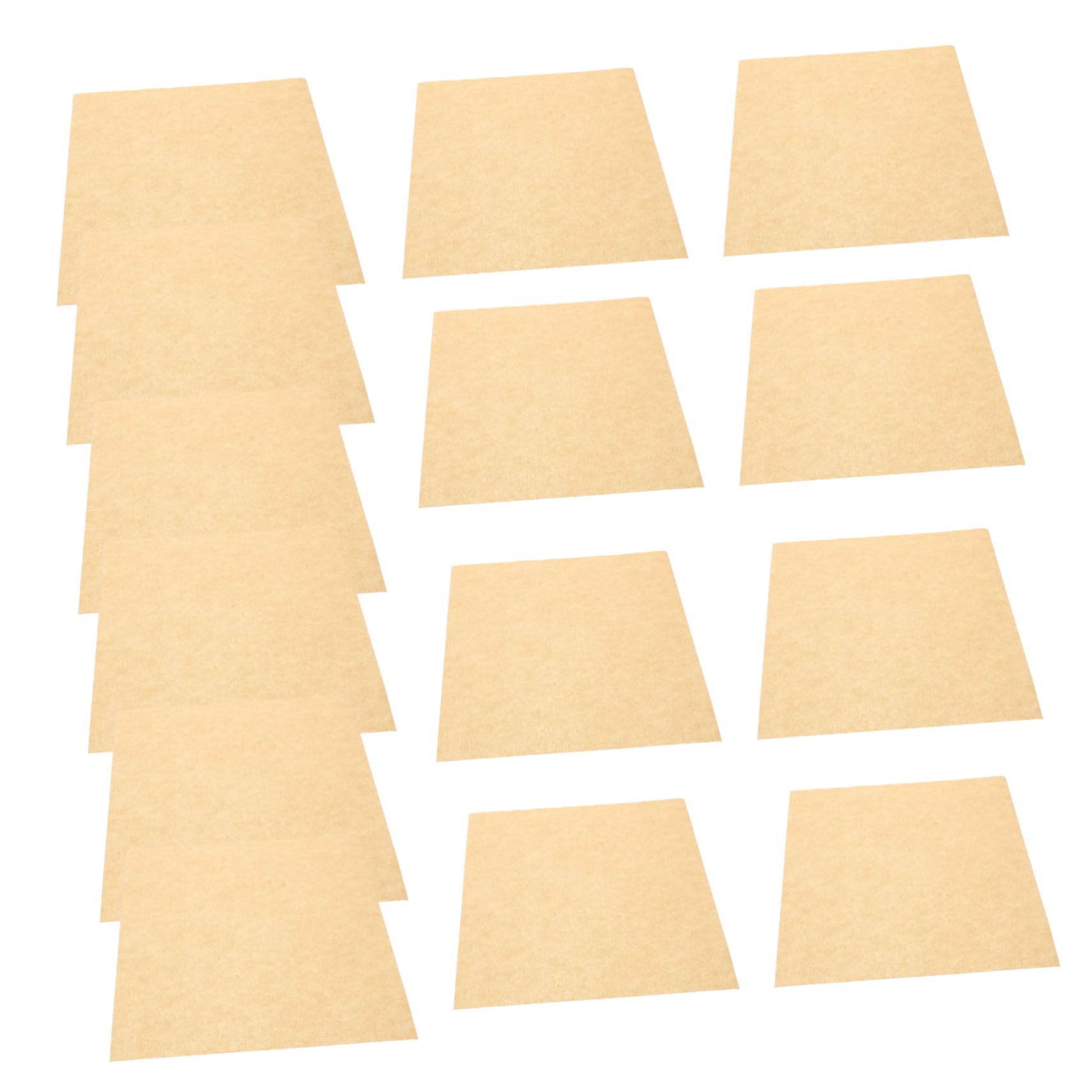 500 Blatt Fettbeständige Back und Frittierpapier Zuschnitte Lebensmittelechte Snack und Verpackungspapiere Einweg Backpapier für Pizza Sandwich und Catering