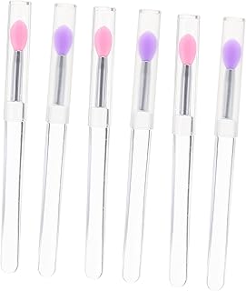 OUNONA 6Pcs Silicone Lip Mask Brush Versatile...
