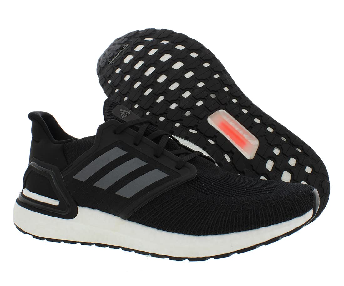 adidas Ultraboost 20 Mens Shoes Size 5, Color: Black/White-Black