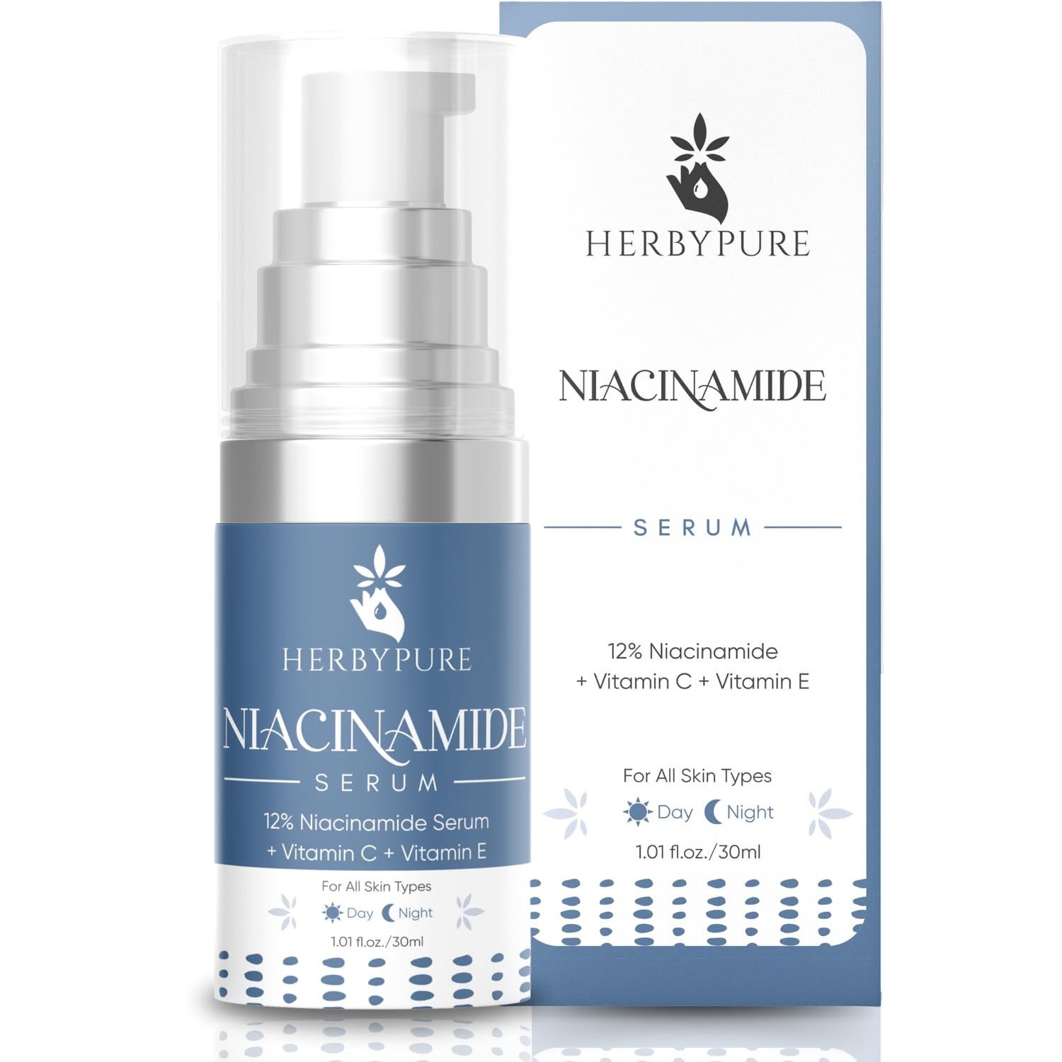 12% Niacinamide Face Serum with 2% Vitamin C & E for Acne Marks, Pigmentation, Enlarged Pores, Dull Skin & Dark Spots | Day & Night Serum For All Skin Types | 30 ML