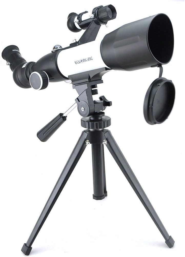 Visionking CF50350 120X Monocular Space Astronomical Telescope Black and White Astronomical Telescope With Tripod