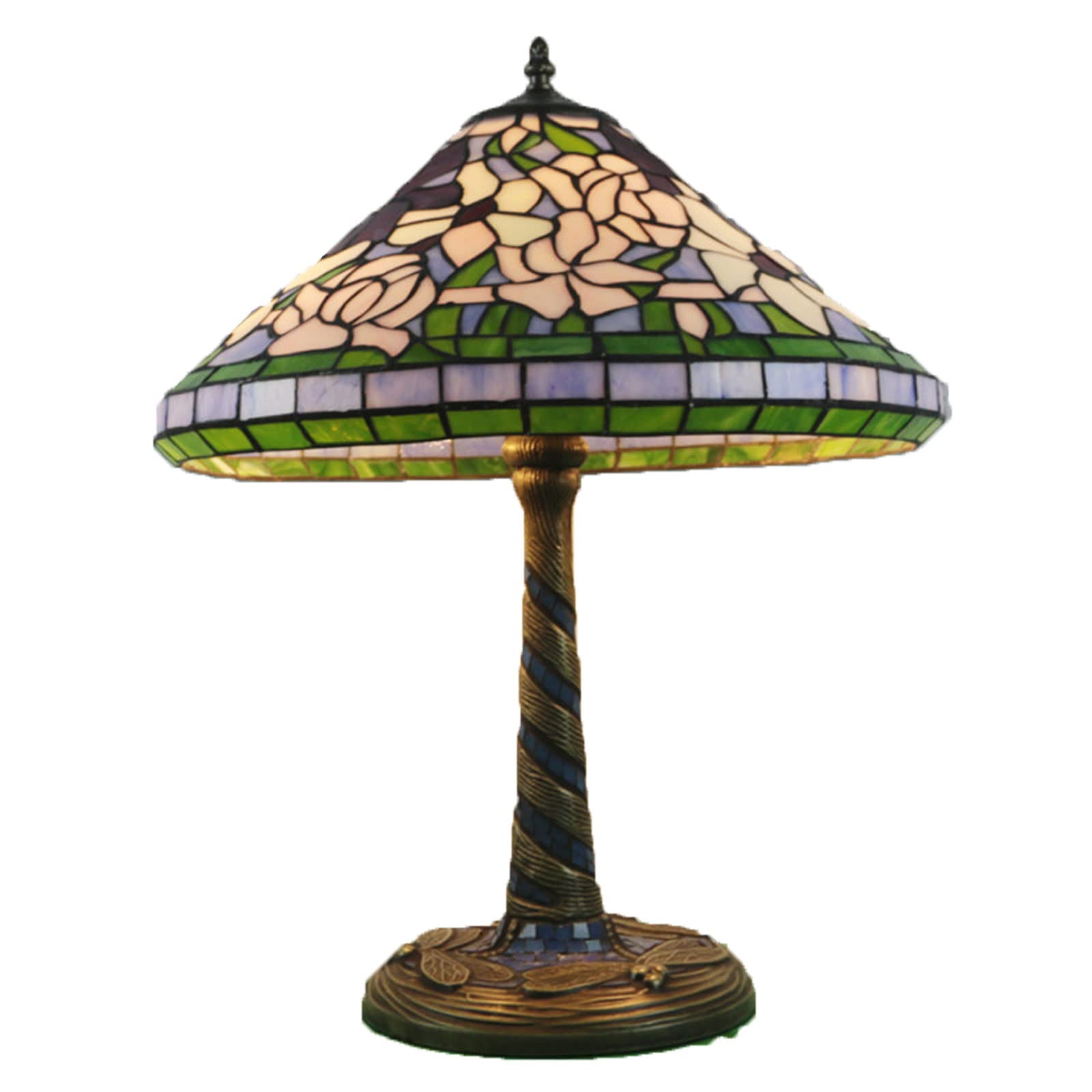 Lámparas De Mesa Vintage Estilo Rosa Rosa Lámpara De Vitral Hecha A Mano Lámpara De Noche Para Habitación De Niños Estudio Librería Lámpara De Lectura Boho Decoración De Lujo Para El Hogar