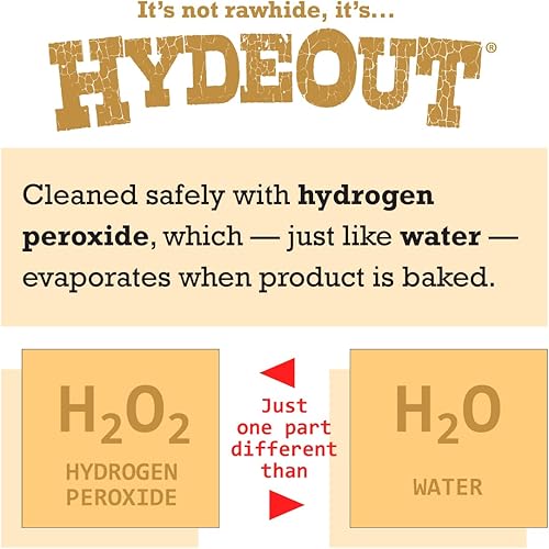 Miniatura 4 de Bark & Harvest HydeOut - Rollos de mejillas  Rollos de mejillas de larga duración, seguros y digeribles, alternativos para masticar para perros, sin